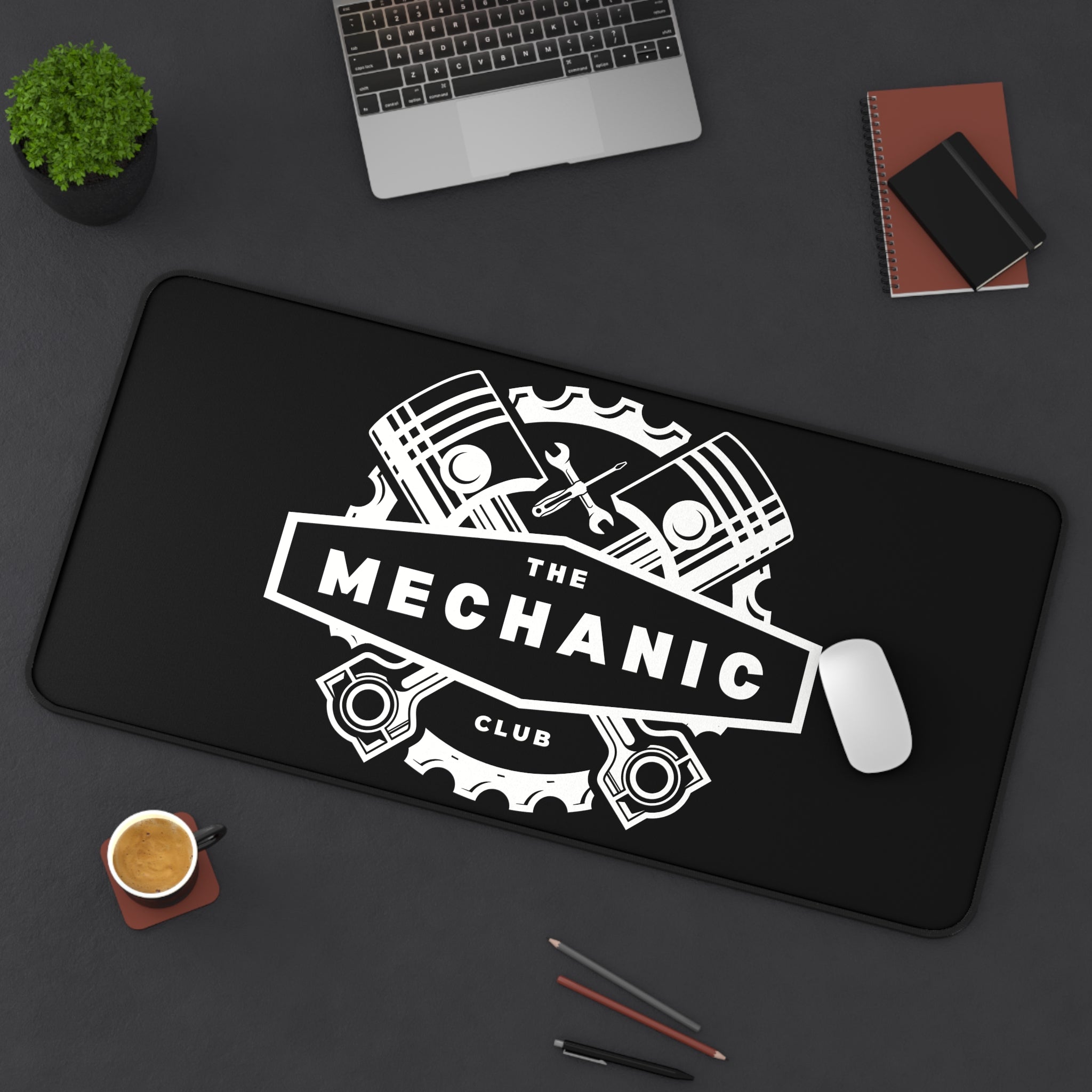 "The Mechanic Club" -Long Mouse Pad